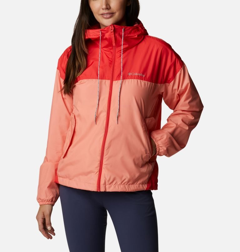 Jacheta Columbia Flash Challenger Fleece Captusite Windbreaker Dama Corai | HOA9Q7Z0S