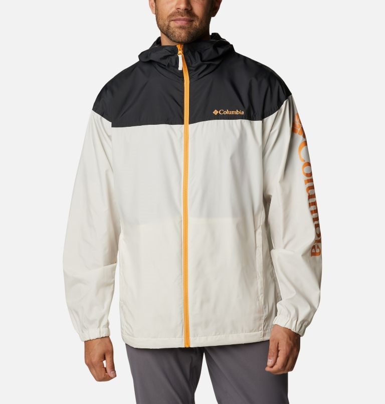 Jacheta Columbia Flash Challenger Novelty Windbreaker Barbati Albi Negrii | NT9ASZ7M8