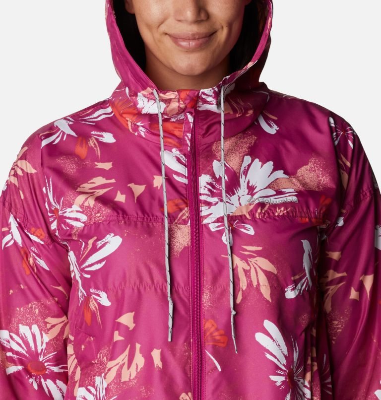 Jacheta Columbia Flash Challenger Novelty Windbreaker Dama Flori | QYAS17ZM8