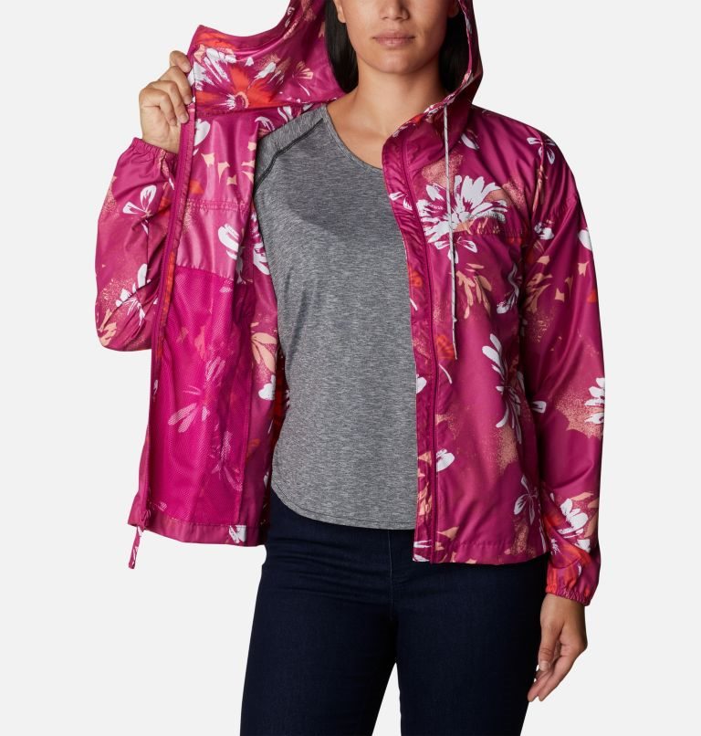 Jacheta Columbia Flash Challenger Novelty Windbreaker Dama Flori | QYAS17ZM8