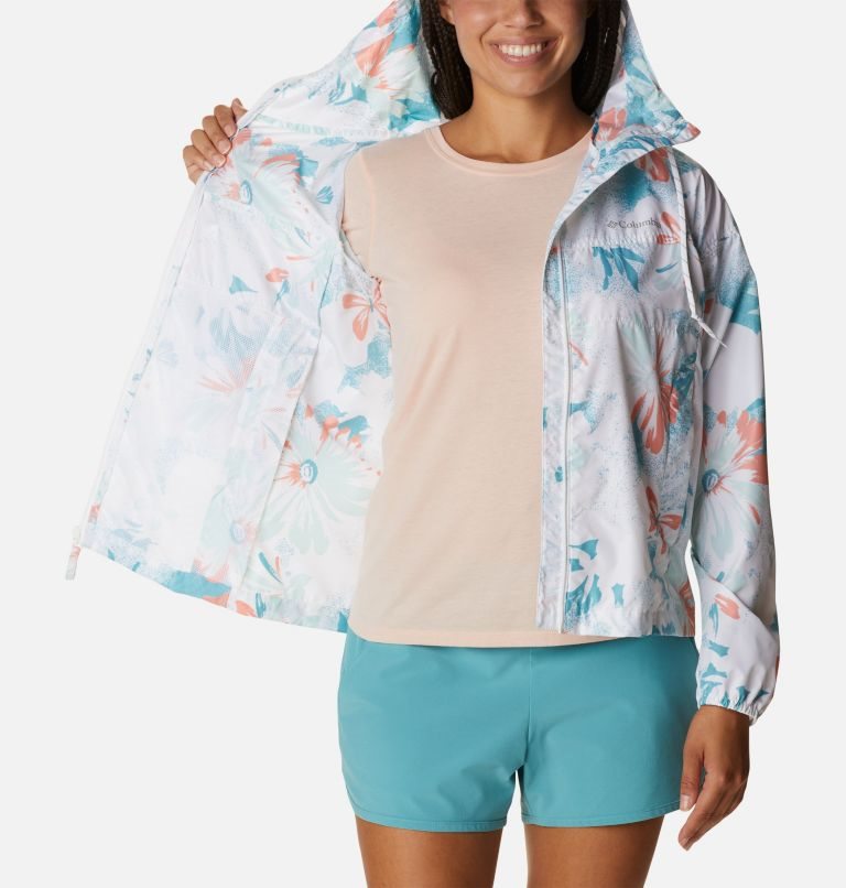 Jacheta Columbia Flash Challenger Novelty Windbreaker Dama Flori | YF0QM1A97