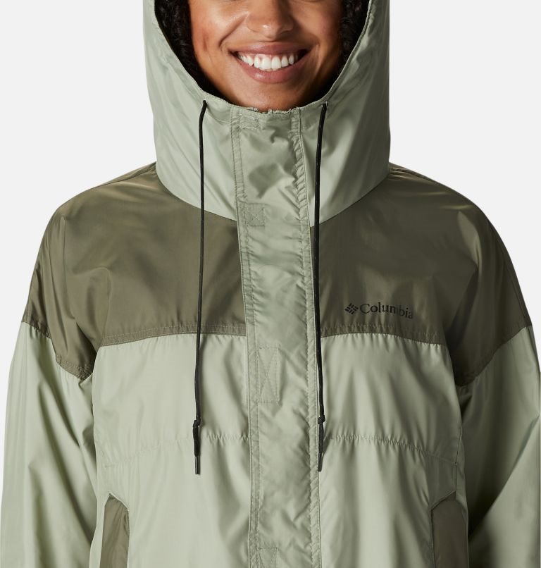 Jacheta Columbia Flash Challenger Windbreaker Dama Masline Verzi | CIQ781Z09