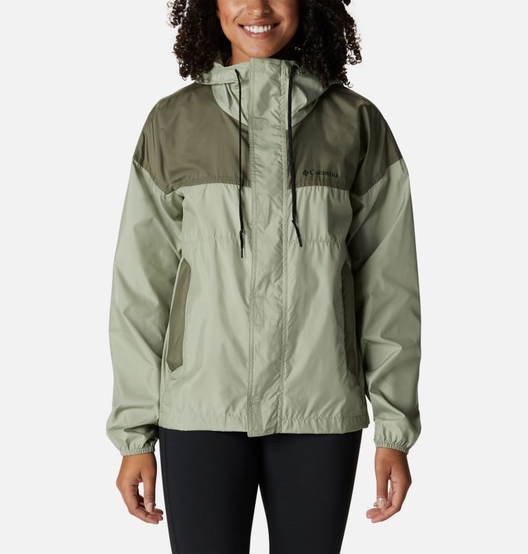 Jacheta Columbia Flash Challenger Windbreaker Dama Masline Verzi | CIQ781Z09