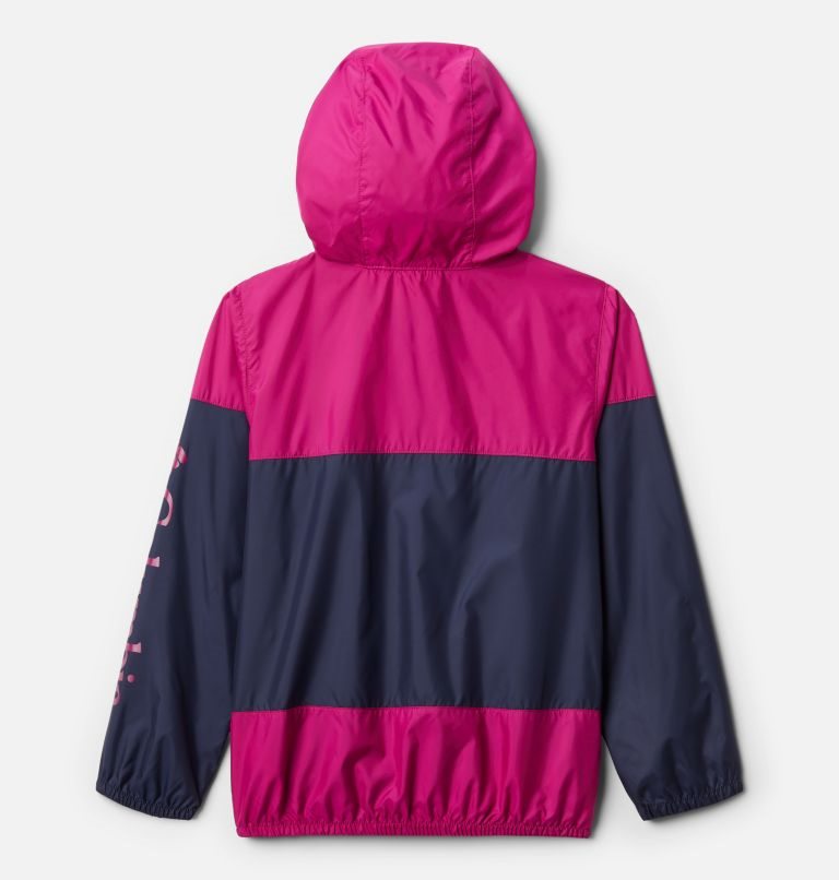 Jacheta Columbia Flash Challenger Windbreaker Copii Fucsie Bleumarin | HCZM87S9Q