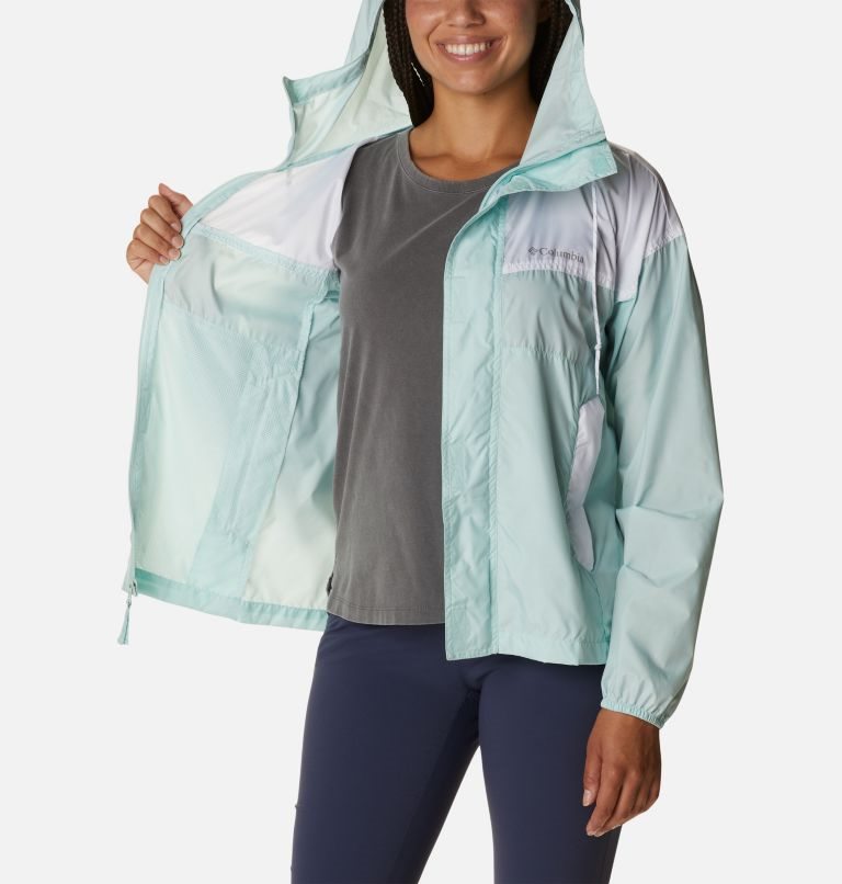 Jacheta Columbia Flash Challenger Windbreaker Dama Turcoaz | JI190M7SA