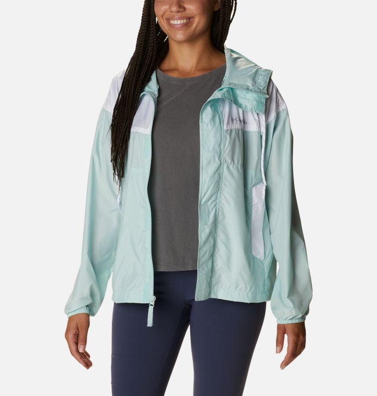 Jacheta Columbia Flash Challenger Windbreaker Dama Turcoaz | JI190M7SA