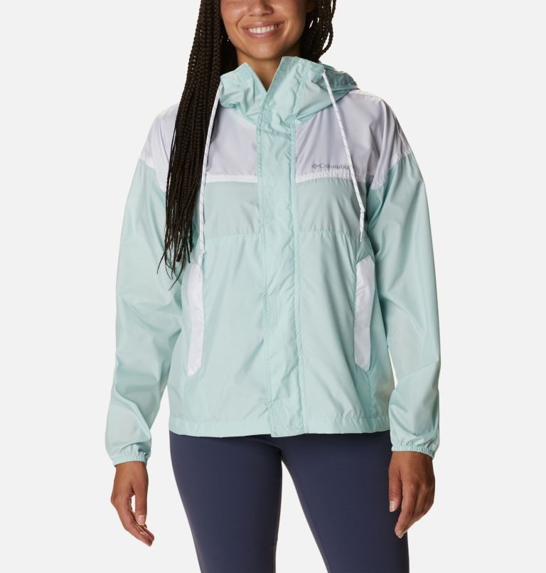 Jacheta Columbia Flash Challenger Windbreaker Dama Turcoaz | JI190M7SA