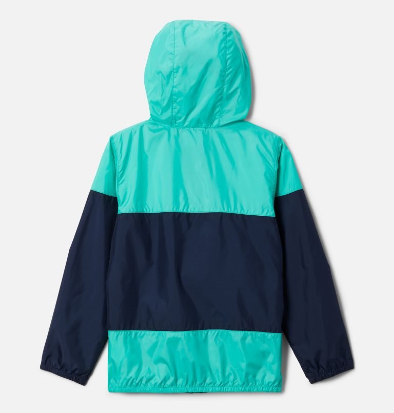 Jacheta Columbia Flash Challenger Windbreaker Copii Turcoaz Bleumarin | KQ870M9SQ