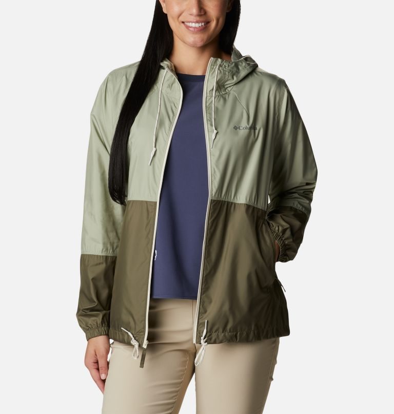 Jacheta Columbia Flash Forward Windbreaker Dama Masline Verzi | AZQS8017M