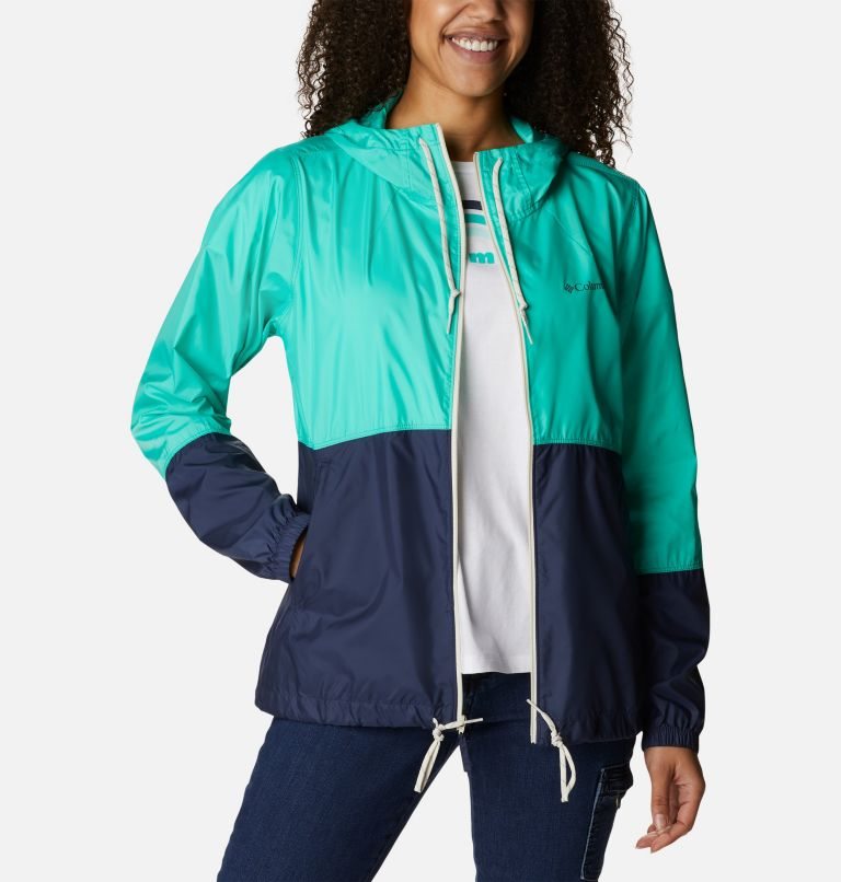 Jacheta Columbia Flash Forward Windbreaker Dama Turcoaz Bleumarin | HEMZ9QS7A