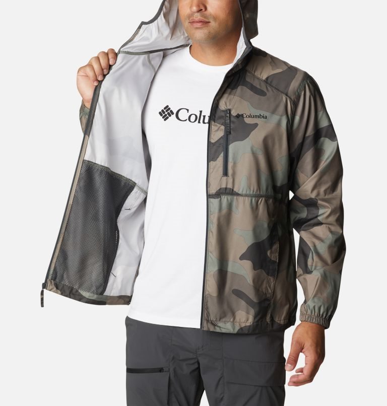 Jacheta Columbia Flash Forward Windbreaker Print Barbati Camuflaj | JE0Q8M9S7