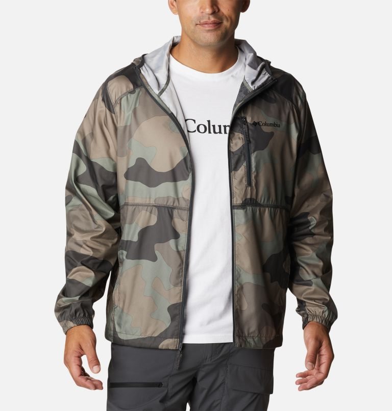 Jacheta Columbia Flash Forward Windbreaker Print Barbati Camuflaj | JE0Q8M9S7