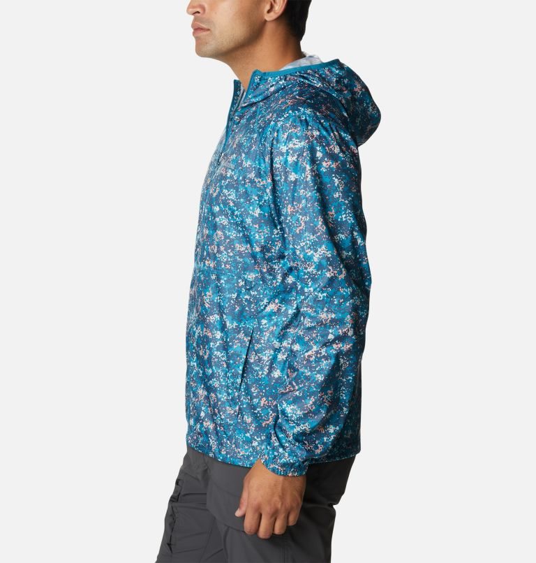 Jacheta Columbia Flash Forward Windbreaker Print Barbati Albastri | KN7089M1Z