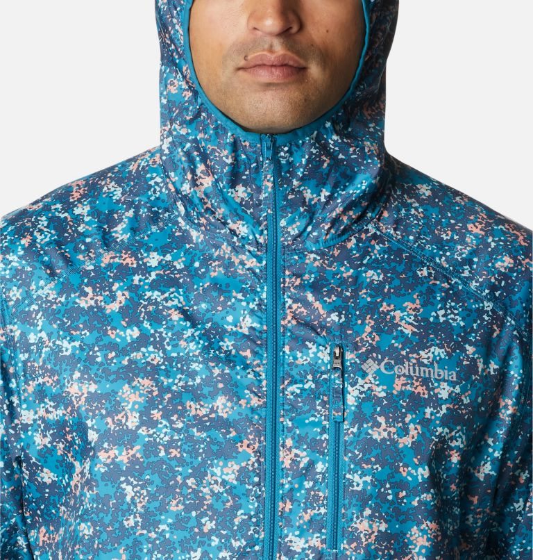 Jacheta Columbia Flash Forward Windbreaker Print Barbati Albastri | KN7089M1Z