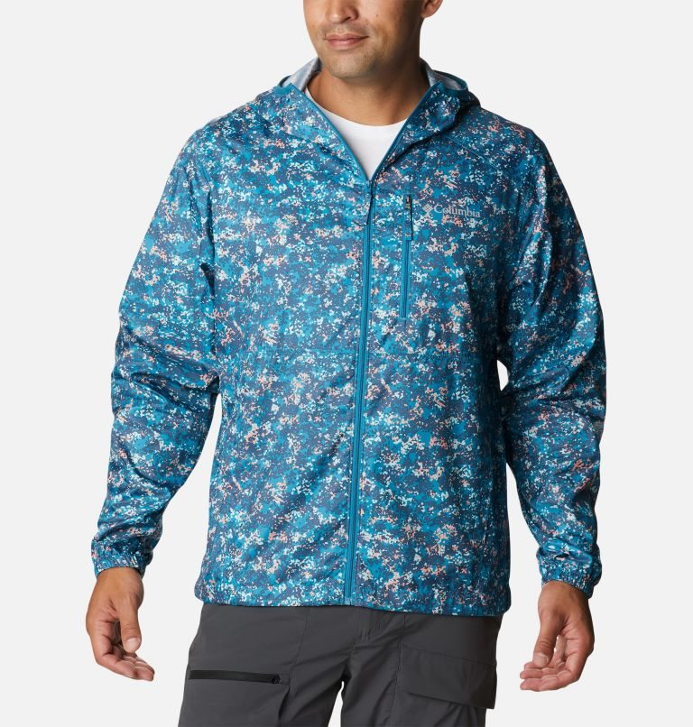 Jacheta Columbia Flash Forward Windbreaker Print Barbati Albastri | KN7089M1Z