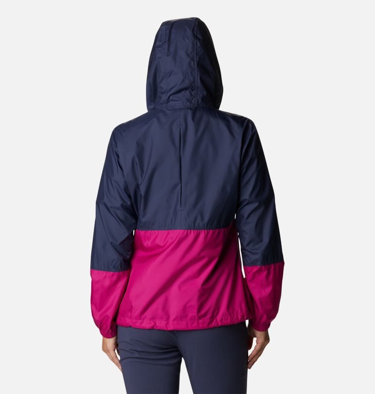 Jacheta Columbia Flash Forward Windbreaker Dama Bleumarin Fucsie | KY1ZAQ87S