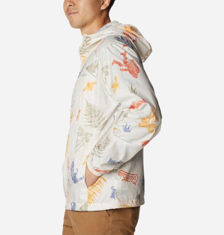 Jacheta Columbia Flash Forward Windbreaker Print Barbati Albi | LRSZ178AM