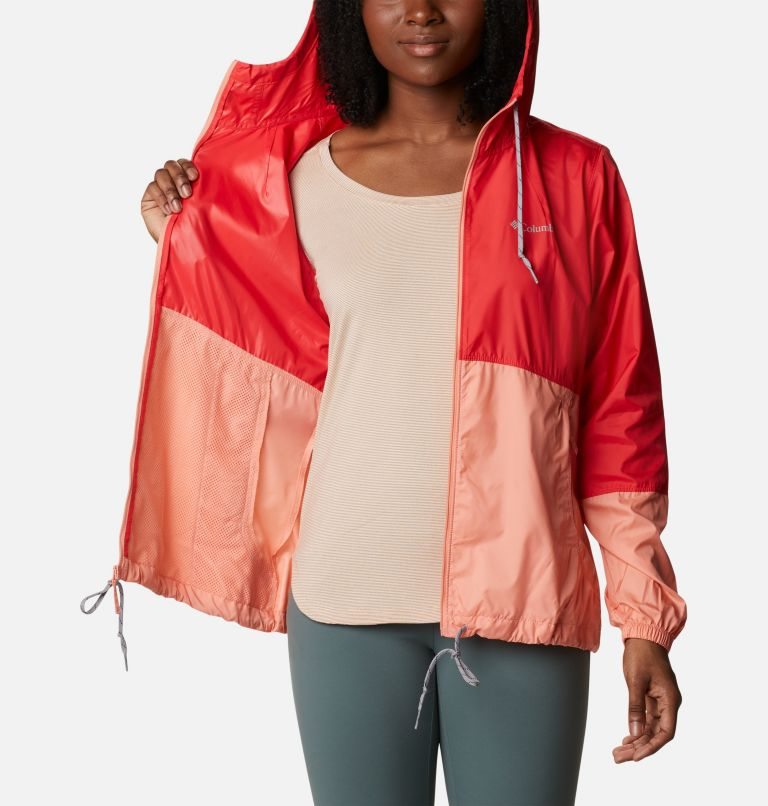 Jacheta Columbia Flash Forward Windbreaker Dama Rosii Corai | US9M1SZQ7