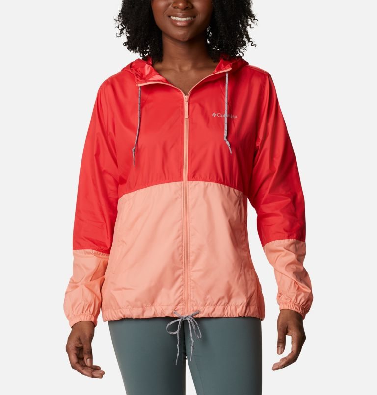 Jacheta Columbia Flash Forward Windbreaker Dama Rosii Corai | US9M1SZQ7