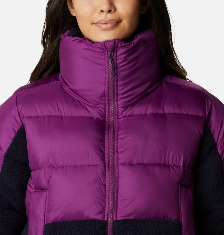 Jacheta Columbia Leadbetter Point Sherpa Hibrid Dama Violet | KFAQ7098M