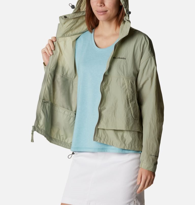 Jacheta Columbia Paracutie Windbreaker Dama Masline Verzi | OQMQ0Z917