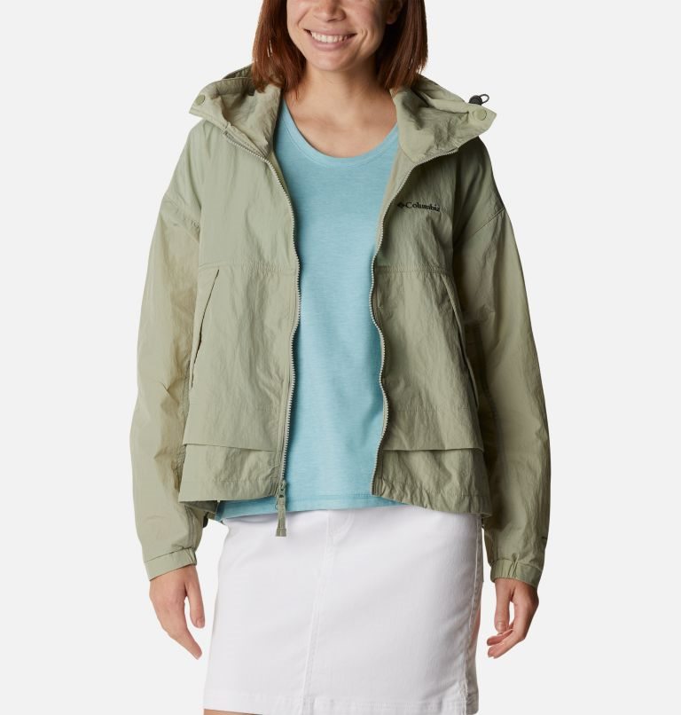 Jacheta Columbia Paracutie Windbreaker Dama Masline Verzi | OQMQ0Z917