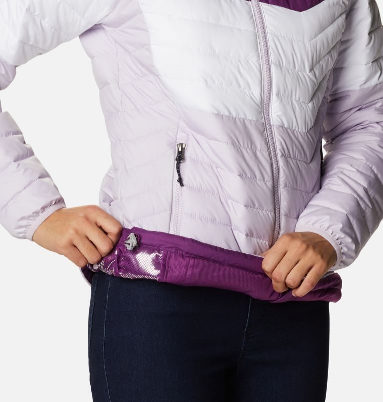 Jacheta Columbia Powder Lite Blocked Dama Violet | NQQ98SZ7M