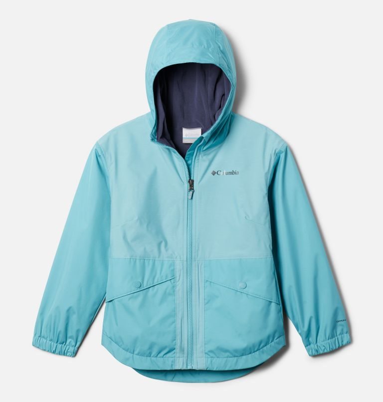 Jacheta Columbia Rainy Trails Fleece Captusite Copii Turcoaz | KA8QSM0Z9