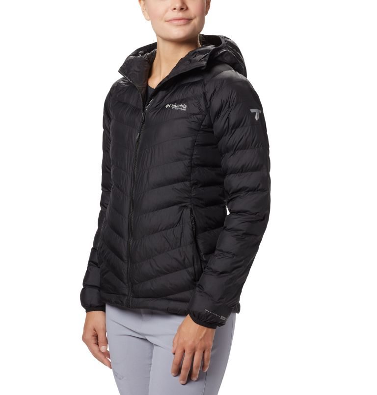 Jacheta Columbia Snow Country Cu Glugă Dama Negrii | LXQMS1A80