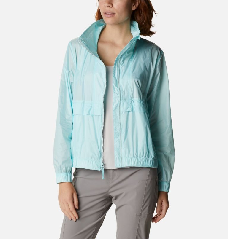 Jacheta Columbia Sunny City Windbreaker Dama Turcoaz | DS97ZQ1AM