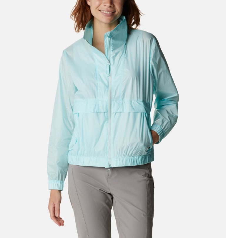 Jacheta Columbia Sunny City Windbreaker Dama Turcoaz | DS97ZQ1AM