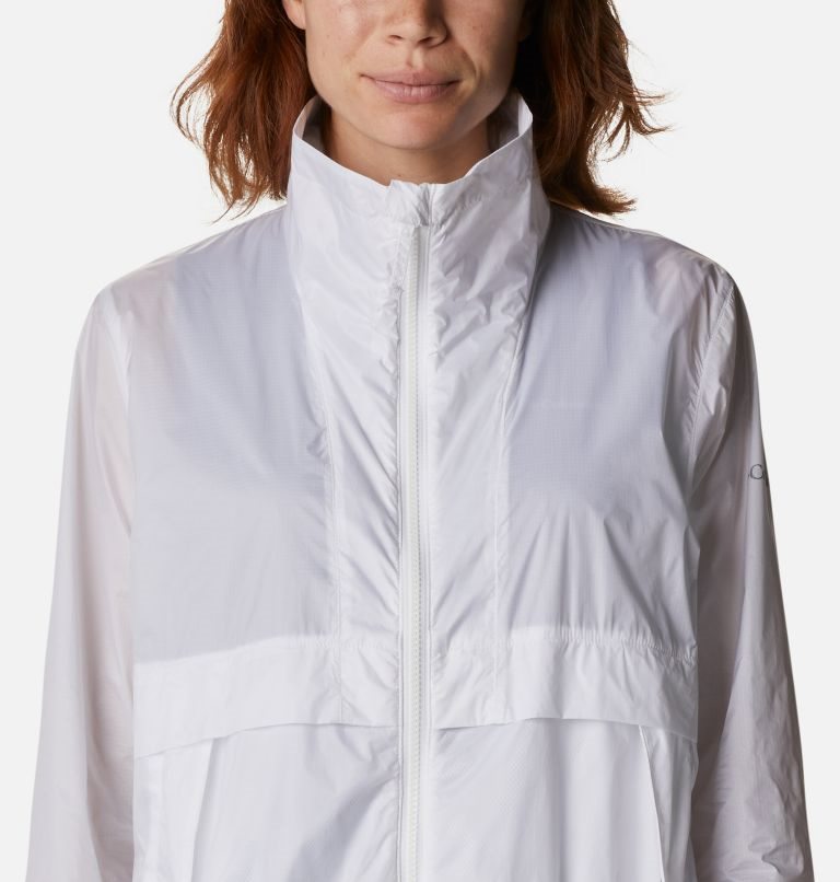 Jacheta Columbia Sunny City Windbreaker Dama Albi | HDQ8SM0Z7