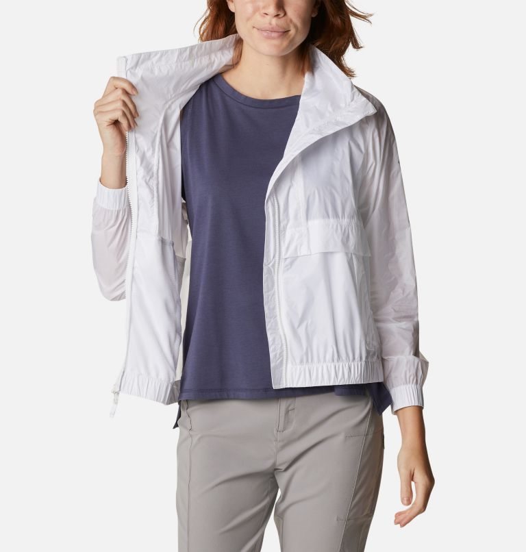 Jacheta Columbia Sunny City Windbreaker Dama Albi | HDQ8SM0Z7