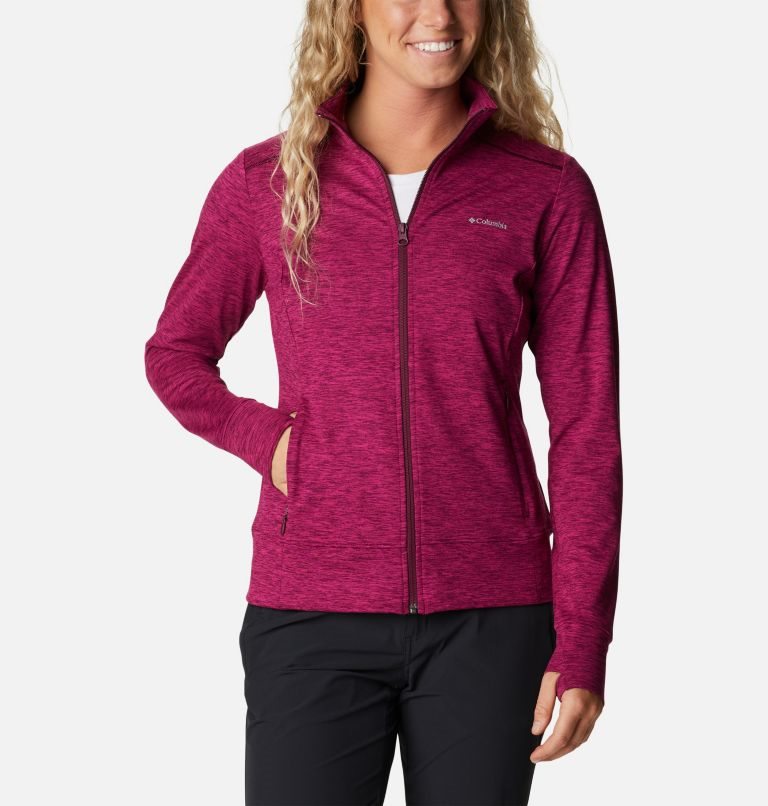 Jacheta Columbia Weekend Adventure Full Zip Dama Fucsie | AYQM70A18