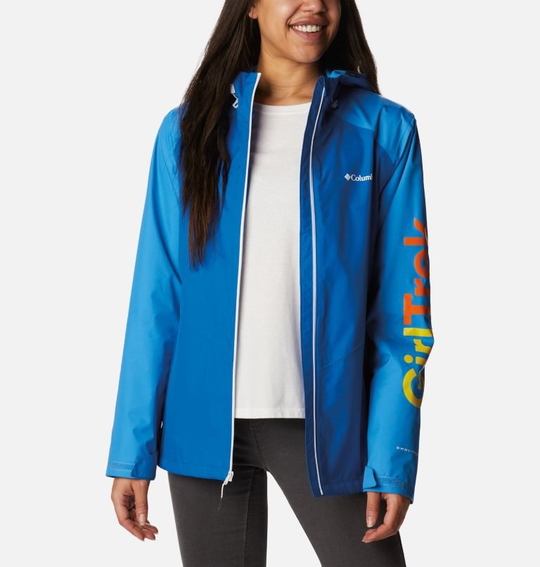 Jachete De Ploaie Columbia GirlTrek Inner Limits Dama Albastri | PQS79ZQ81