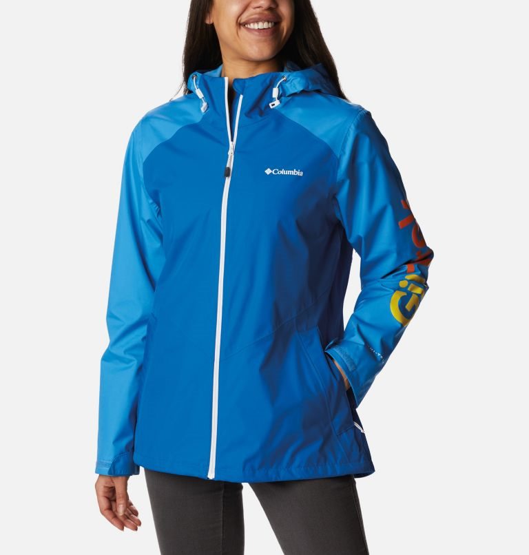 Jachete De Ploaie Columbia GirlTrek Inner Limits Dama Albastri | PQS79ZQ81