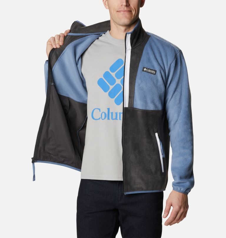 Jachete Din Lână Columbia Back Bowl Full Zip Barbati Albastri Negrii | FA980QZ1M