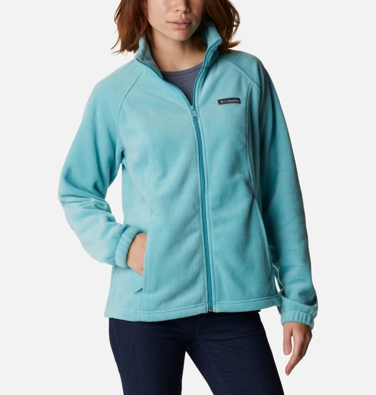 Jachete Din Lână Columbia Benton Springs Full Zip Dama Turcoaz | CHAMQ987Z