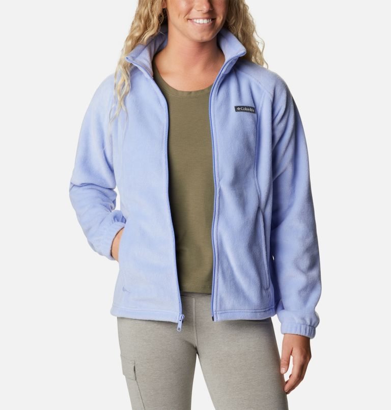 Jachete Din Lână Columbia Benton Springs Full Zip Dama Albastri Deschis | EFS87MQZ0