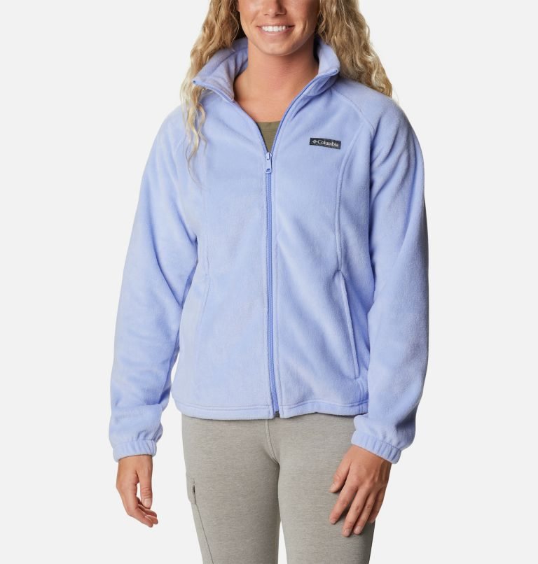 Jachete Din Lână Columbia Benton Springs Full Zip Dama Albastri Deschis | EFS87MQZ0