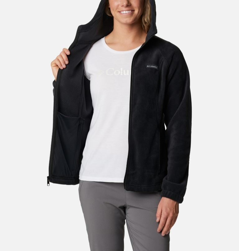 Jachete Din Lână Columbia Benton Springs Full Zip Dama Negrii | HDZ708AS9