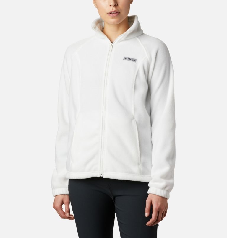 Jachete Din Lână Columbia Benton Springs Full Zip Dama Albi | LVZ981MQS