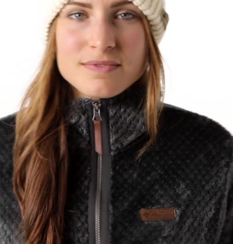 Jachete Din Lână Columbia Fireside II Sherpa Full Zip Dama Negrii | BU9ZM701S