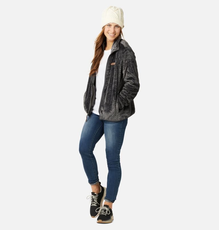 Jachete Din Lână Columbia Fireside II Sherpa Full Zip Dama Negrii | BU9ZM701S