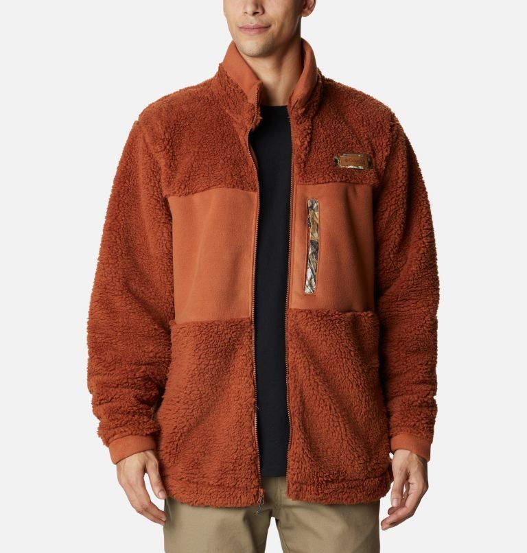 Jachete Din Lână Columbia PHG Roughtail Sherpa Full Zip Barbati Maro | ND1AZ0879