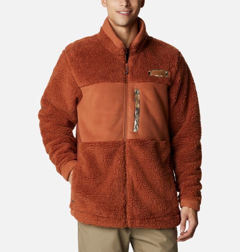 Jachete Din Lână Columbia PHG Roughtail Sherpa Full Zip Barbati Maro | ND1AZ0879