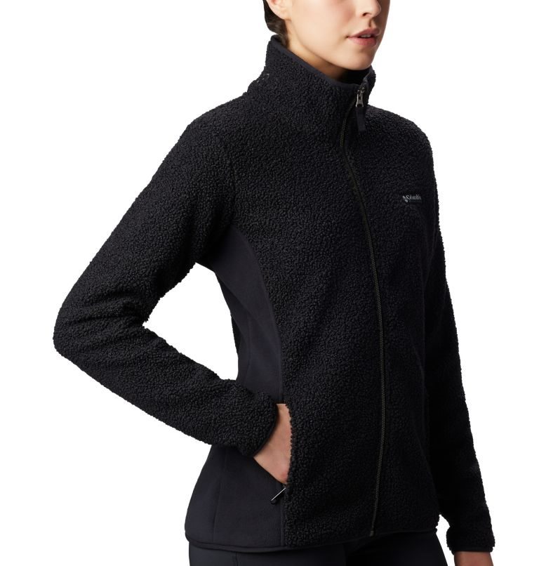 Jachete Din Lână Columbia Panorama Full Zip Dama Negrii | FG7SZ1MQ9