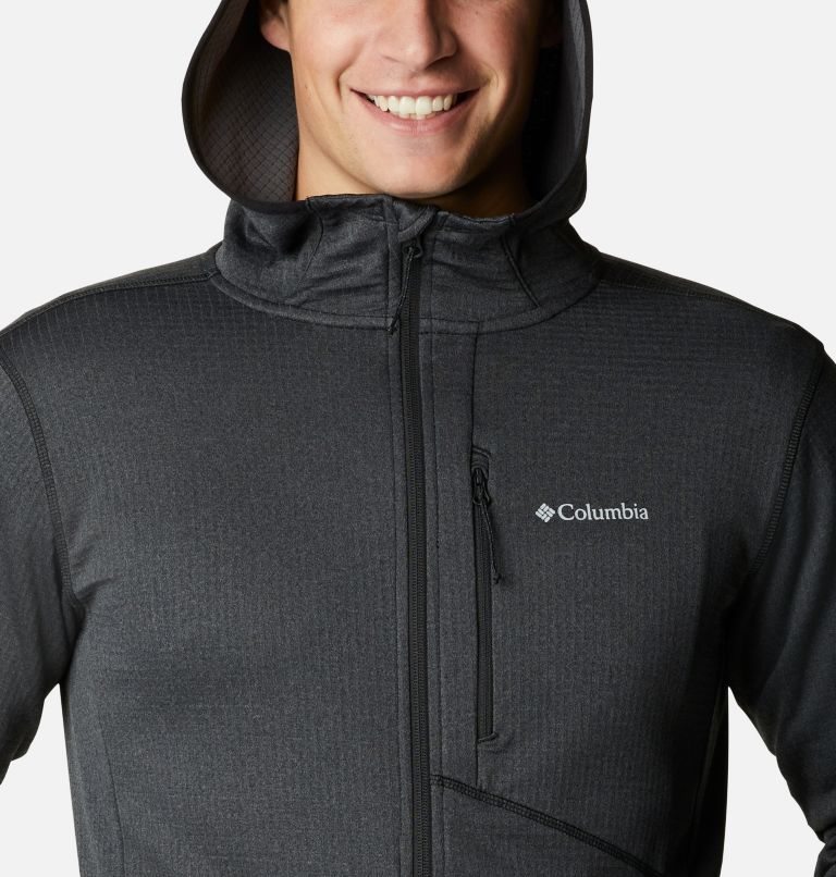 Jachete Din Lână Columbia Park View Full Zip Hoodie Barbati Negrii | IN19ZQ78A