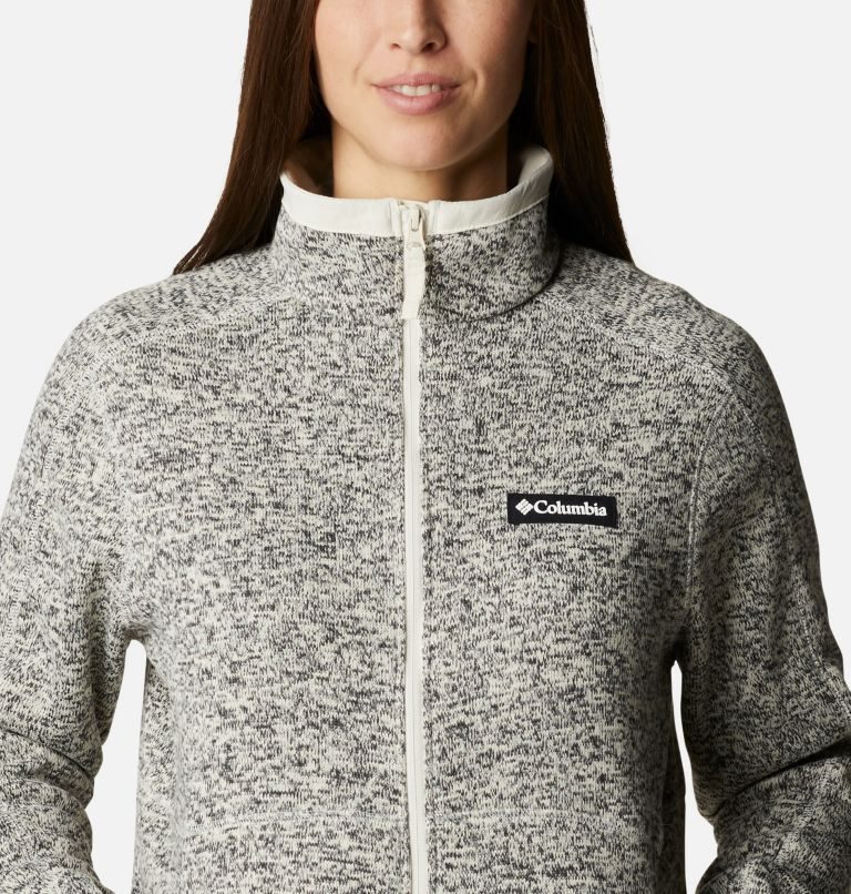 Jachete Din Lână Columbia Pulovere Weather Full Zip Dama Gri | IAQS07AZ8