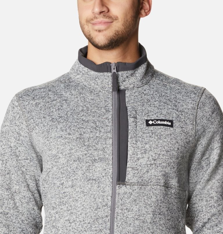 Jachete Din Lână Columbia Pulovere Weather Full Zip Barbati Gri | PH79MZQS8